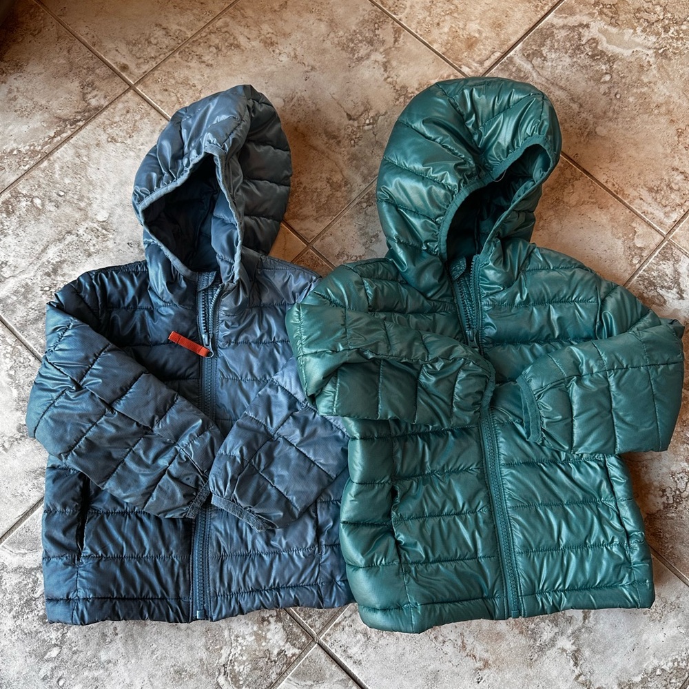 TWO Primary Kids Puffer Jackets